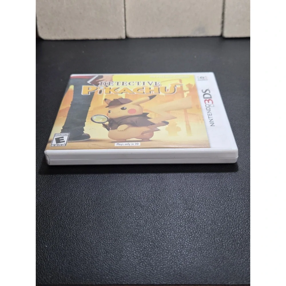 Detective Pikachu Nintendo 3DS Game Case Insert Authentic Untested 2018